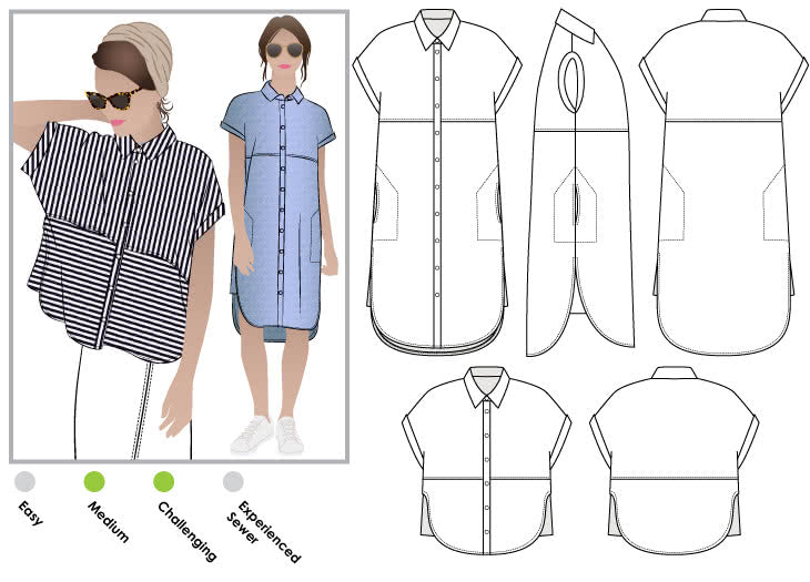 Shirt Dress Pattern